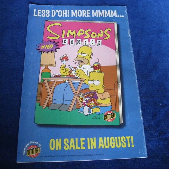 Simpsons Comic #168 2010 Bongo Ent - Picture 6 of 10